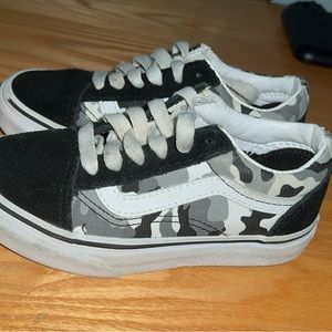 Little Boys vans sneakers lightly worn
